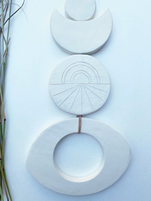 sold - one of a kind 'infinite procession of life' wall piece