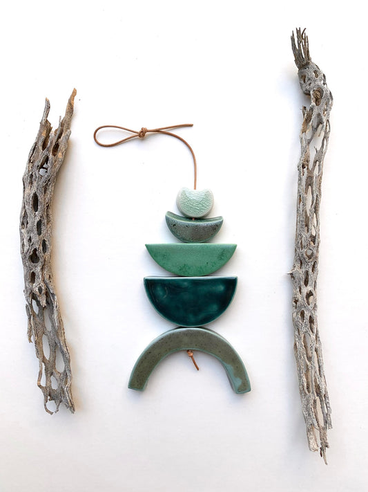 sold - one of a kind 'boundless expanse' ocean hanging