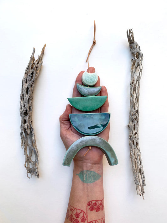 sold - one of a kind 'boundless expanse' ocean hanging