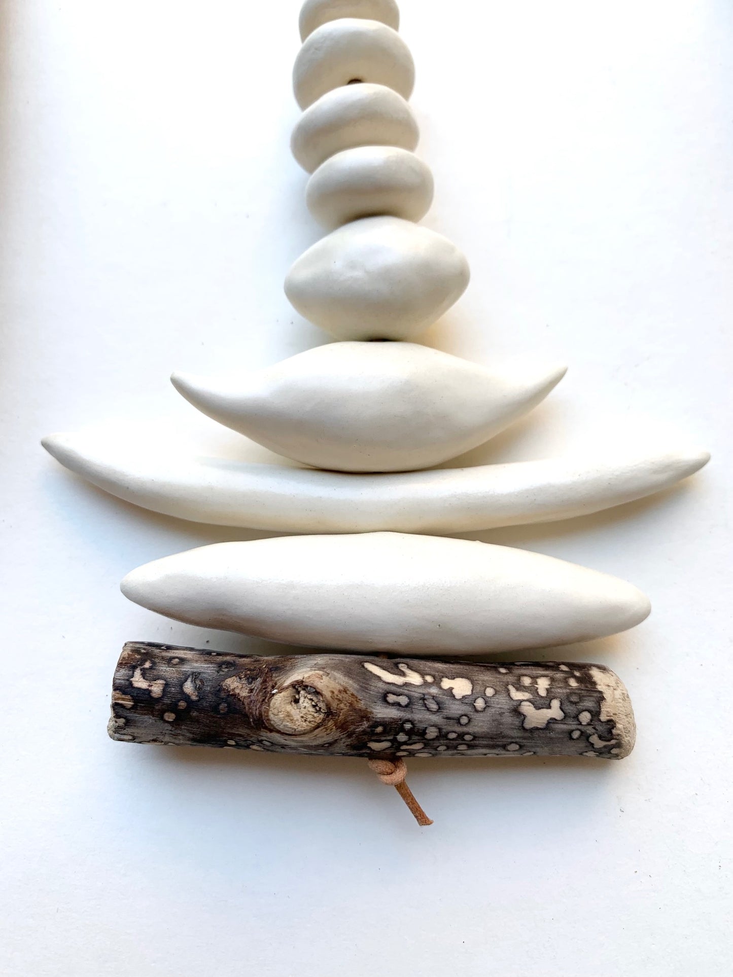 one of a kind 'small kingdoms' white wall hanging