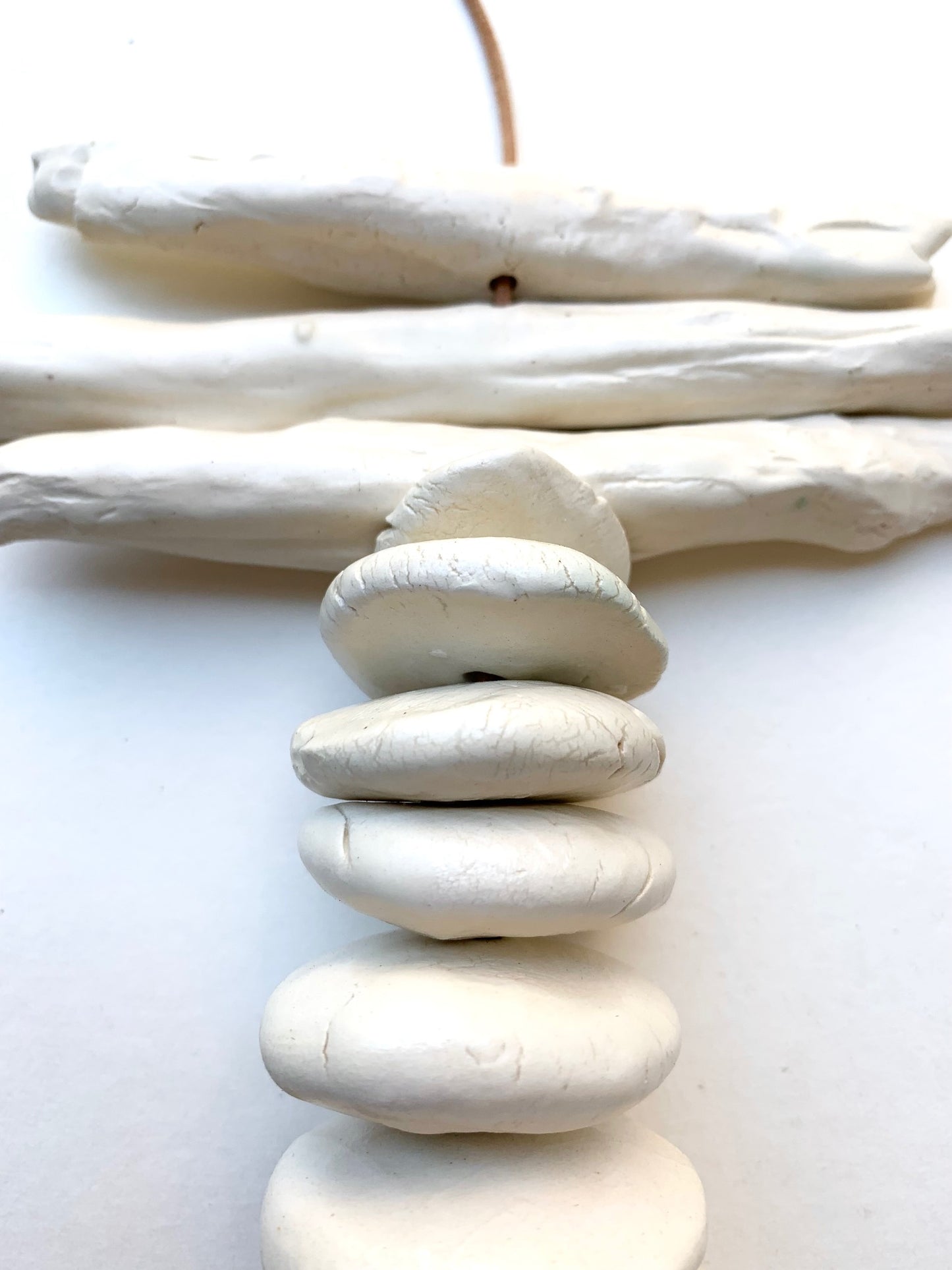 one of a kind 'small kingdoms' white wall hanging