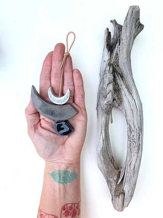 sold - one of a kind 'hepworth' sculptural piece