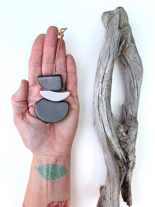 sold - one of a kind 'hepworth' sculptural piece