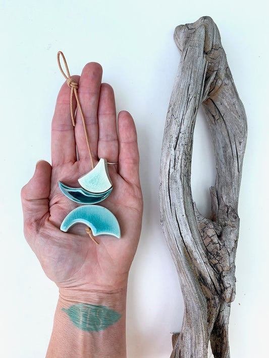 sold - one of a kind 'hepworth' sculptural piece