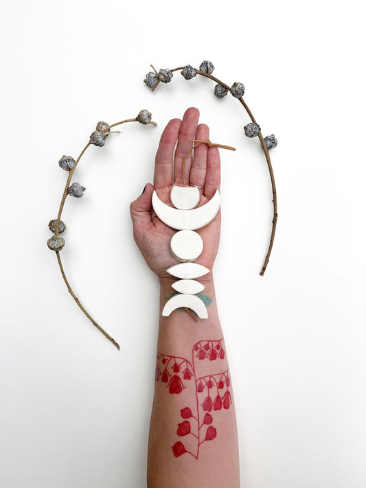 sold - one of a kind, 'infinity hanging for the cosmic heart' wall piece