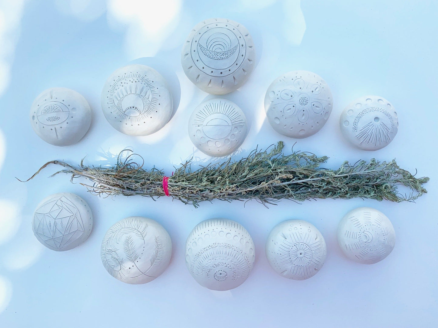 meditation stones / one of a kind ceramic sculptures for sacred spaces