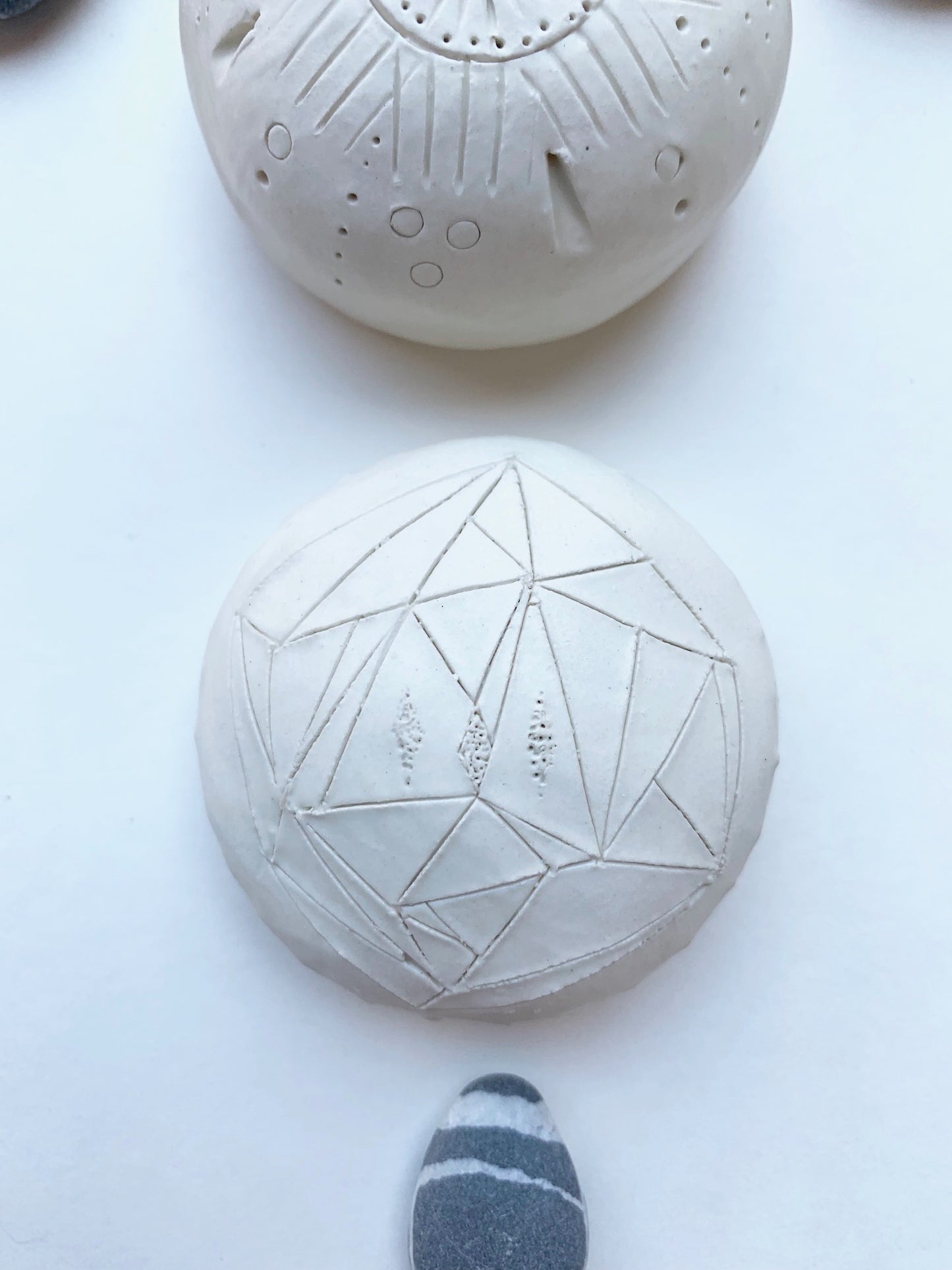 meditation stones / one of a kind ceramic sculptures for sacred spaces