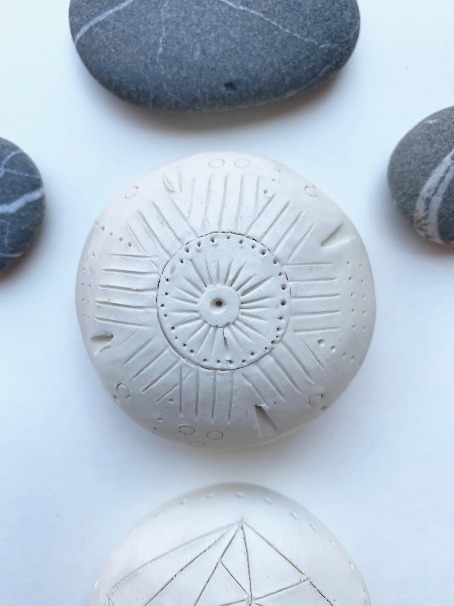 meditation stones / one of a kind ceramic sculptures for sacred spaces