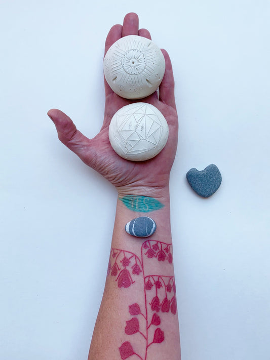 meditation stones / one of a kind ceramic sculptures for sacred spaces