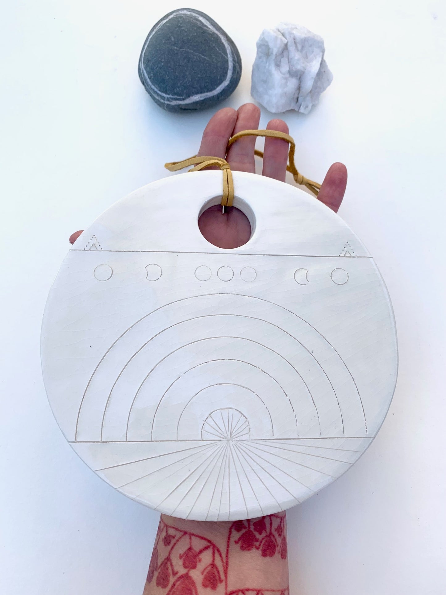 *donated for gaza fundraiser* - 'footpath to peace' - one of a kind piece; sold out