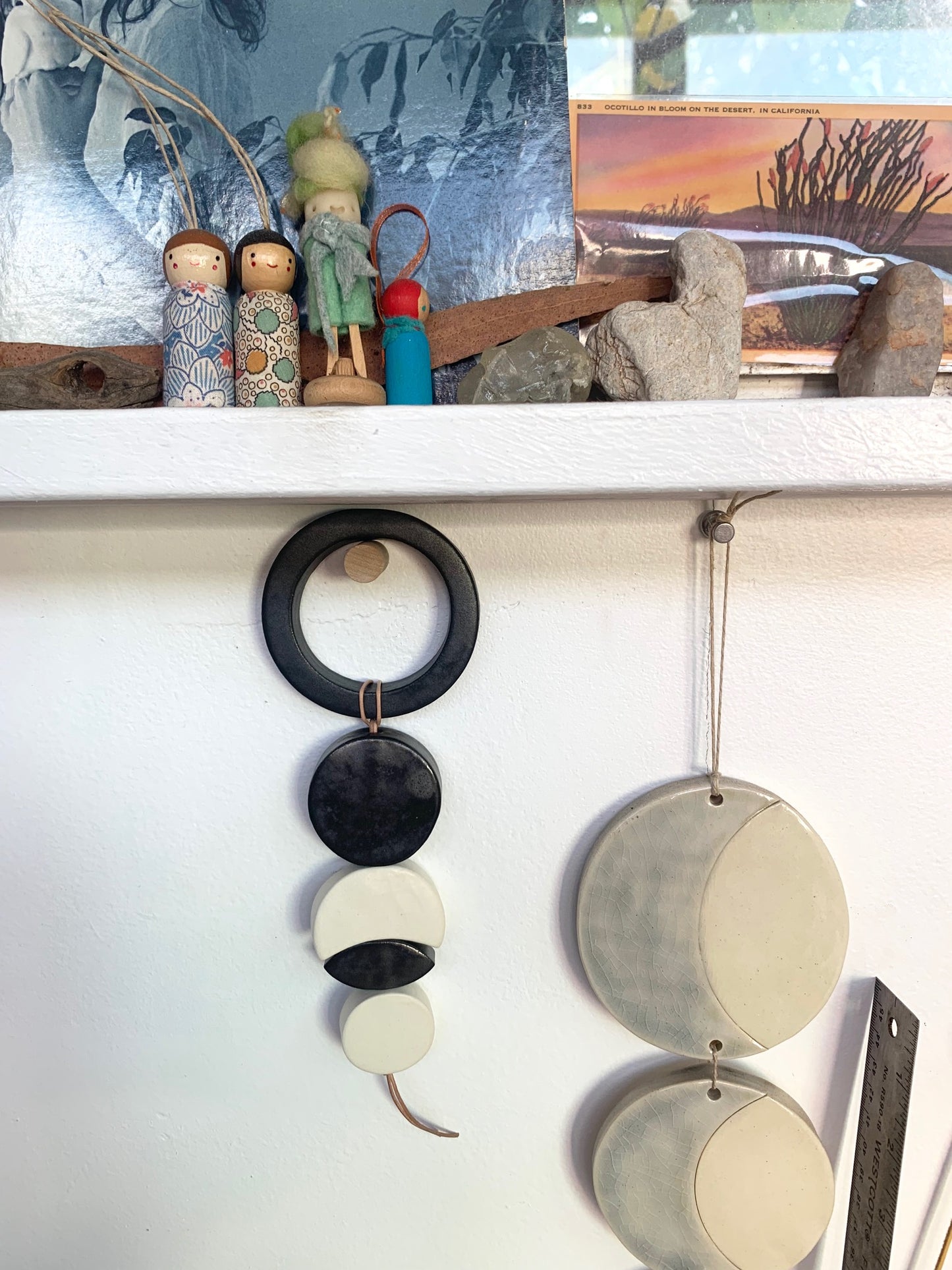 sold - one of a kind, symbiotic ceramic wall piece