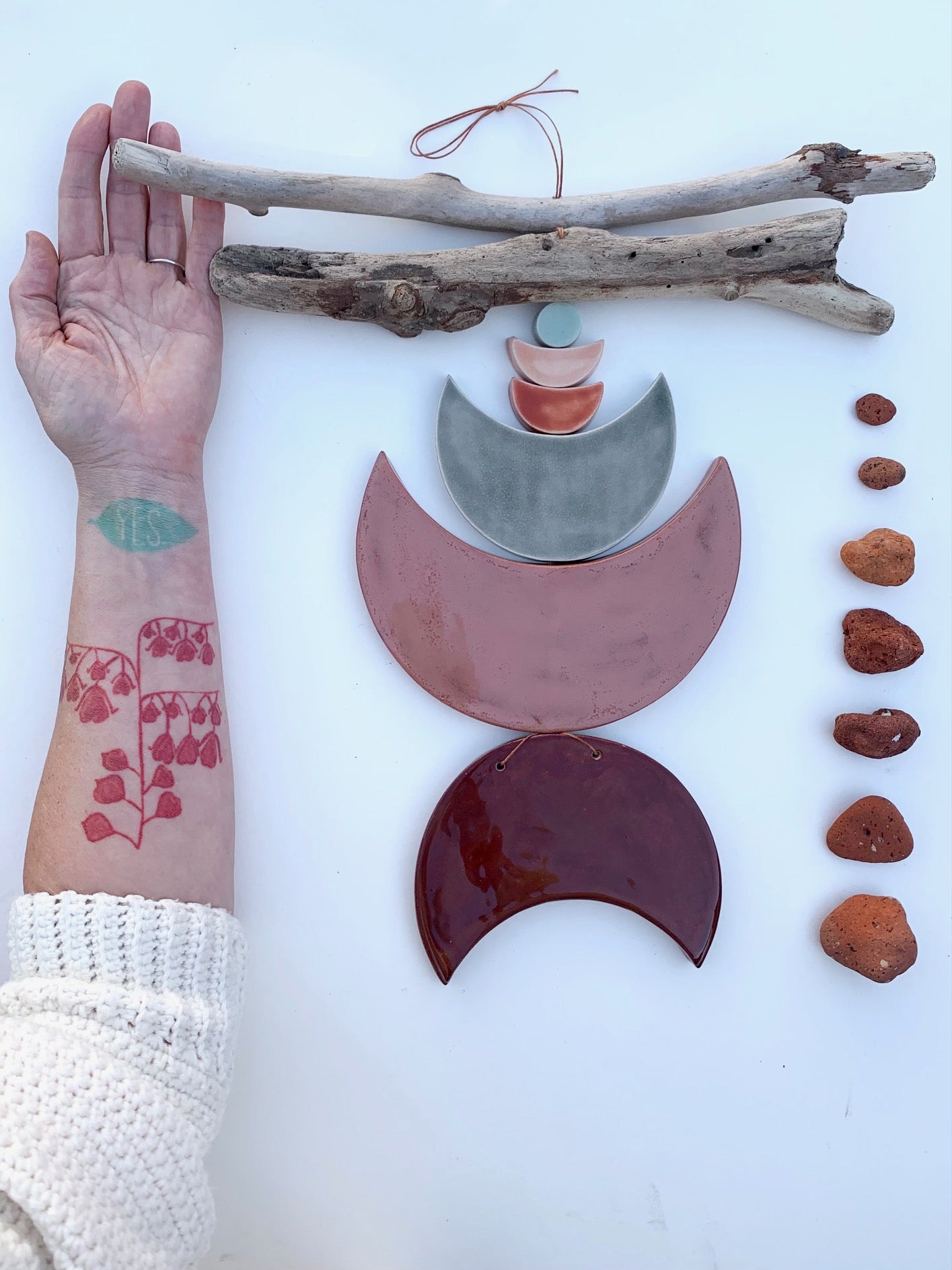 one of a kind 'a place of faith' desert wall hanging