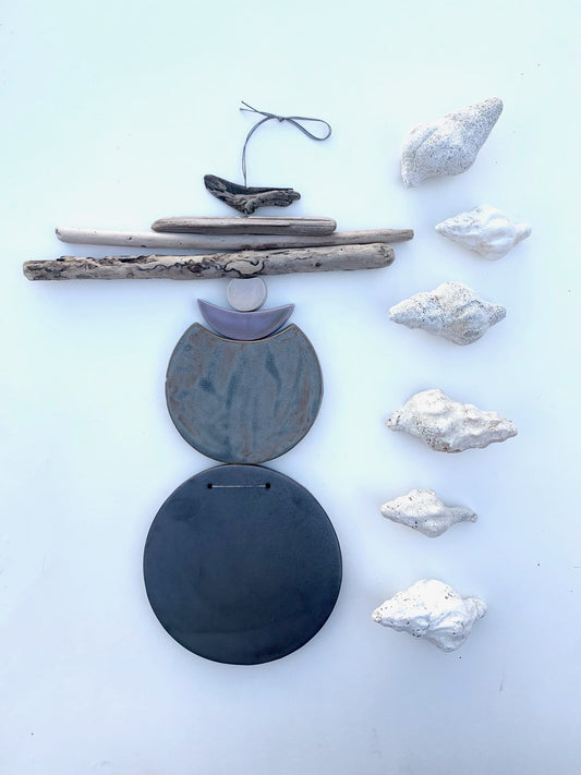 sold - one of a kind 'sea fever' large hanging