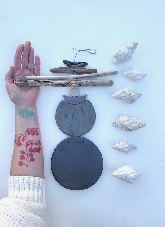 sold - one of a kind 'sea fever' large hanging