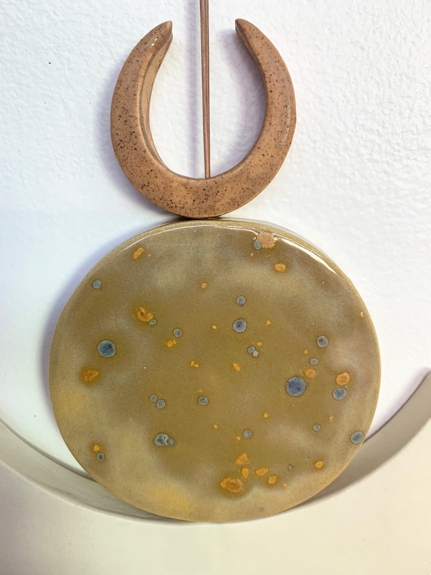 SOLD - one of a kind, symbiotic ceramic wall piece