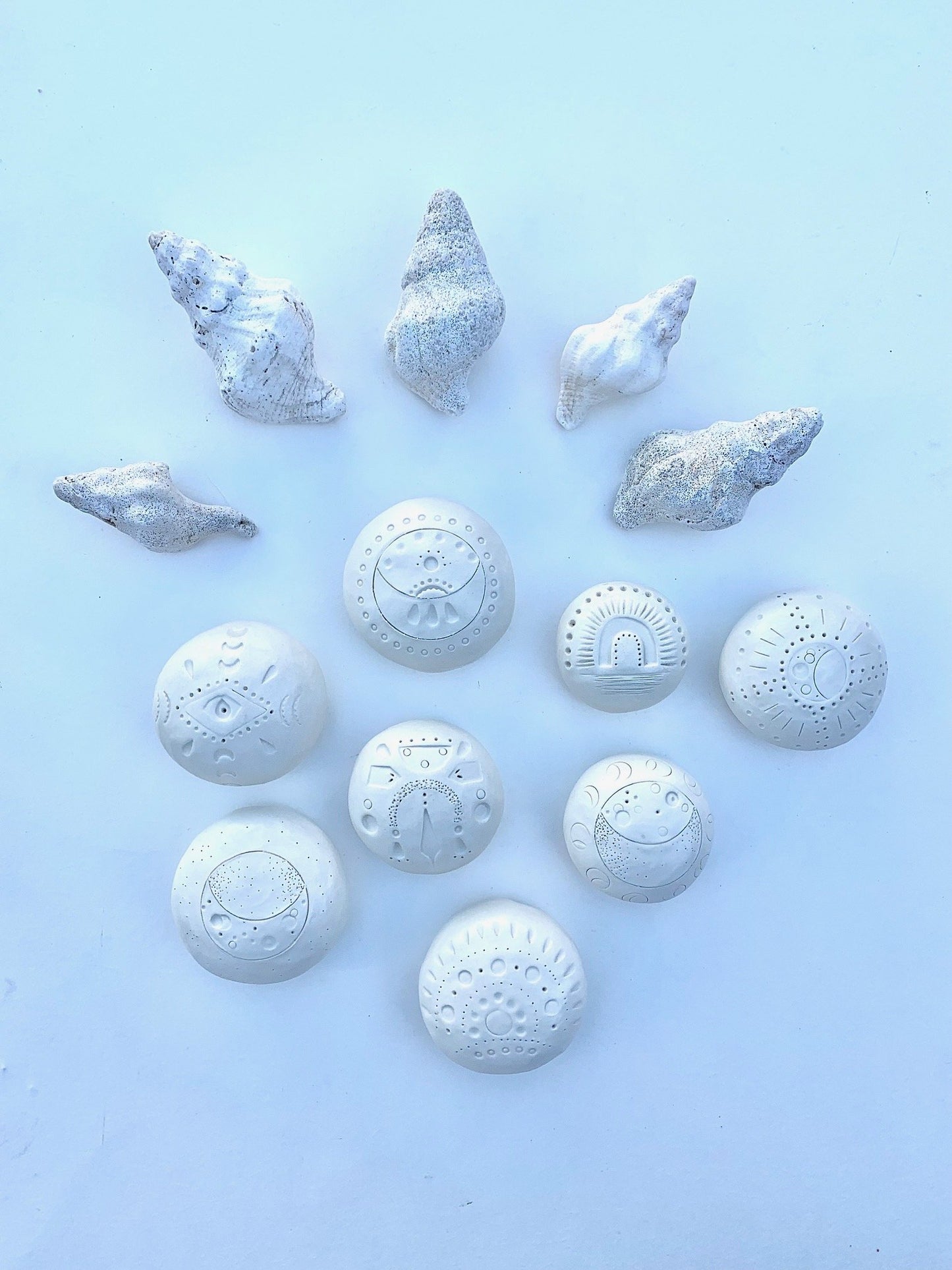 meditation stones / one of a kind ceramic sculptures for sacred spaces