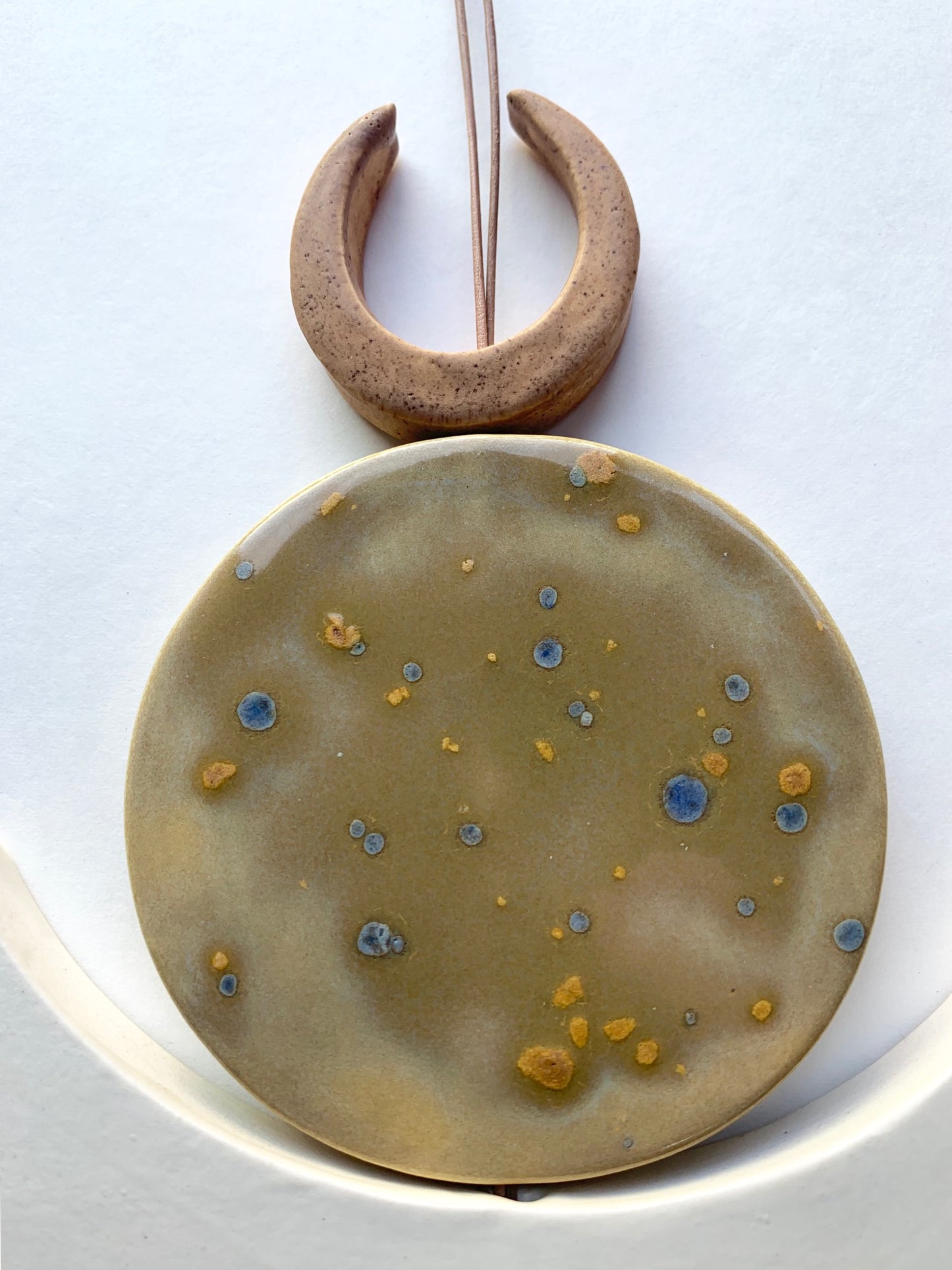 SOLD - one of a kind, symbiotic ceramic wall piece