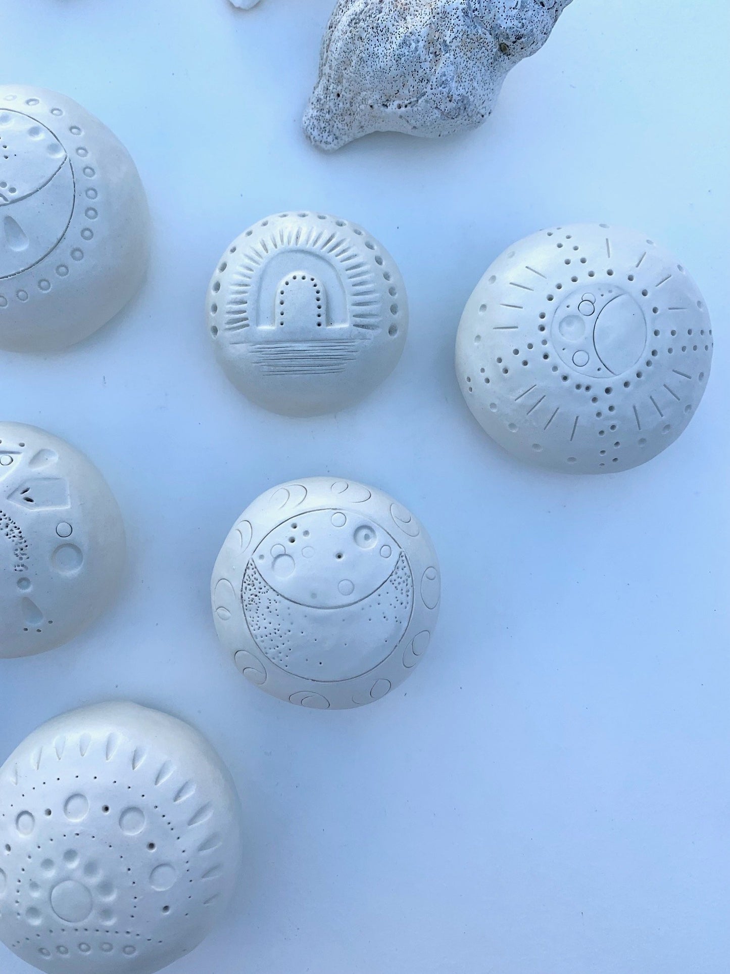 meditation stones / one of a kind ceramic sculptures for sacred spaces
