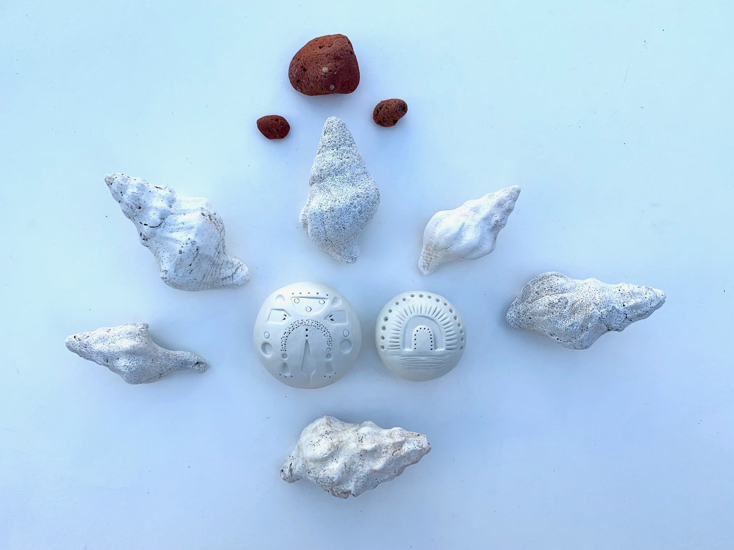 meditation stones / one of a kind ceramic sculptures for sacred spaces