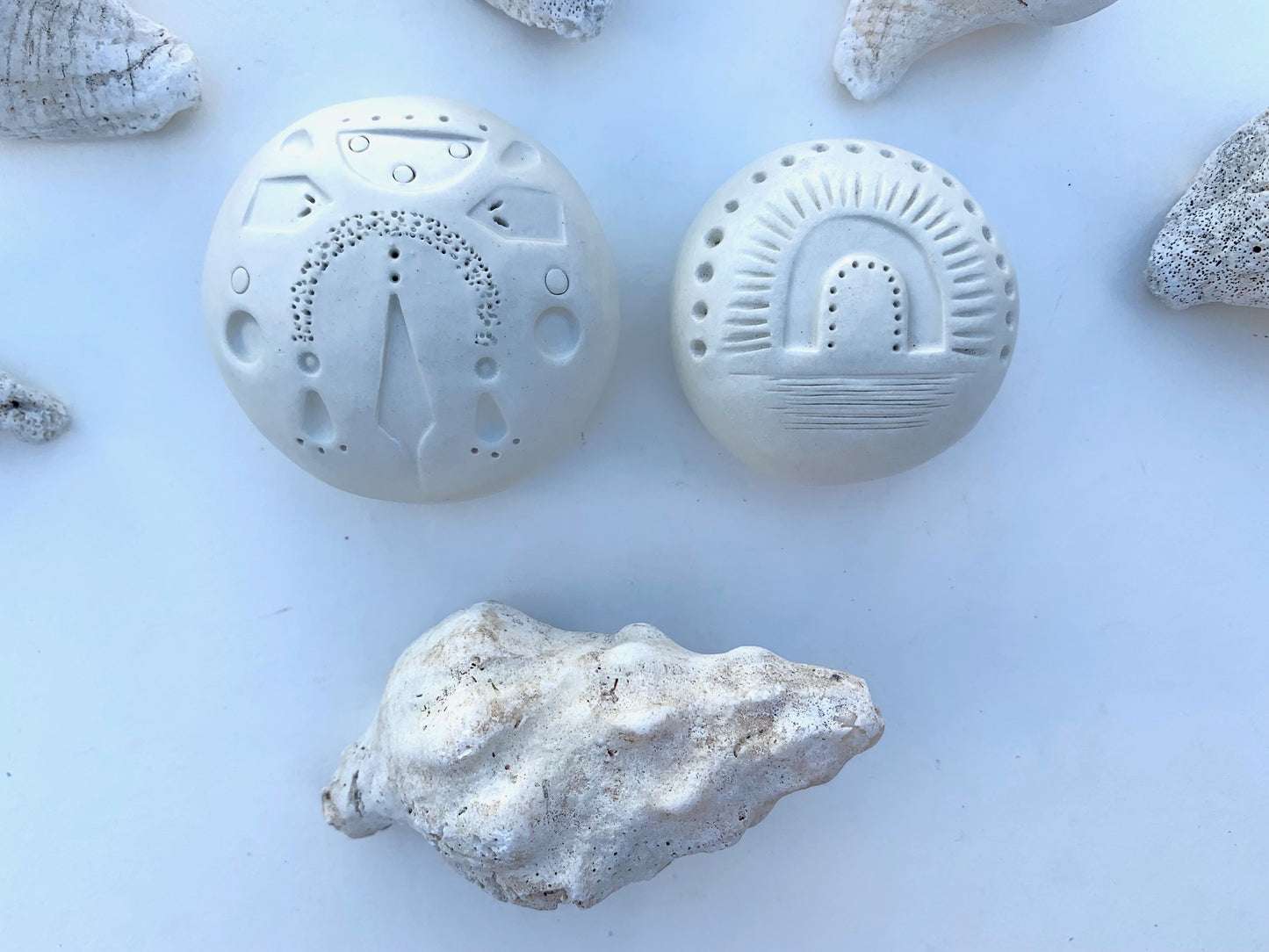 meditation stones / one of a kind ceramic sculptures for sacred spaces