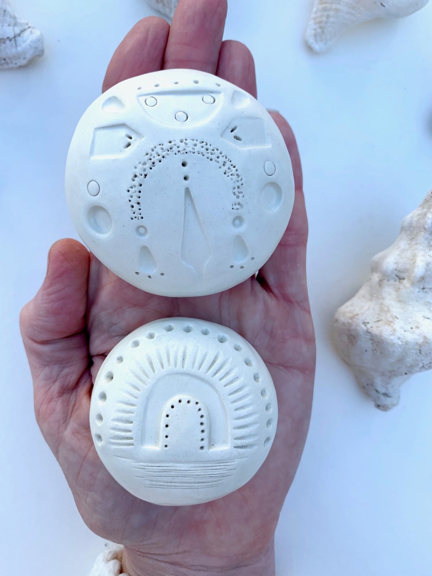 meditation stones / one of a kind ceramic sculptures for sacred spaces