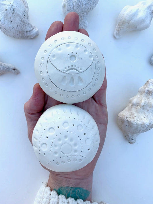 meditation stones / one of a kind ceramic sculptures for sacred spaces
