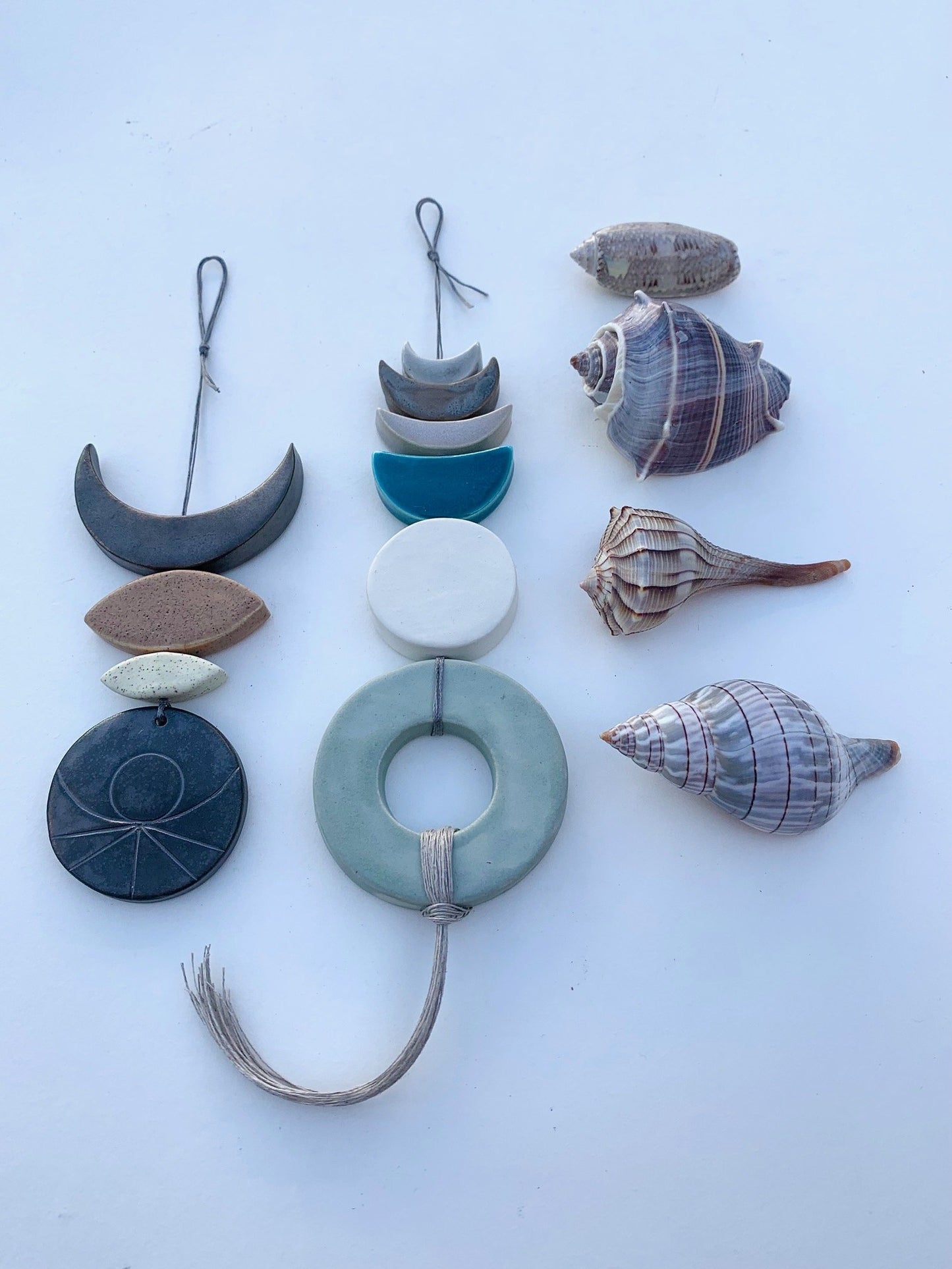 sold - one of a kind 'tidal child' hanging piece