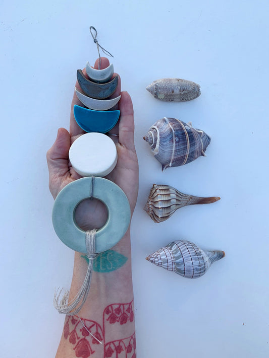 sold - one of a kind 'high holy moon' hanging