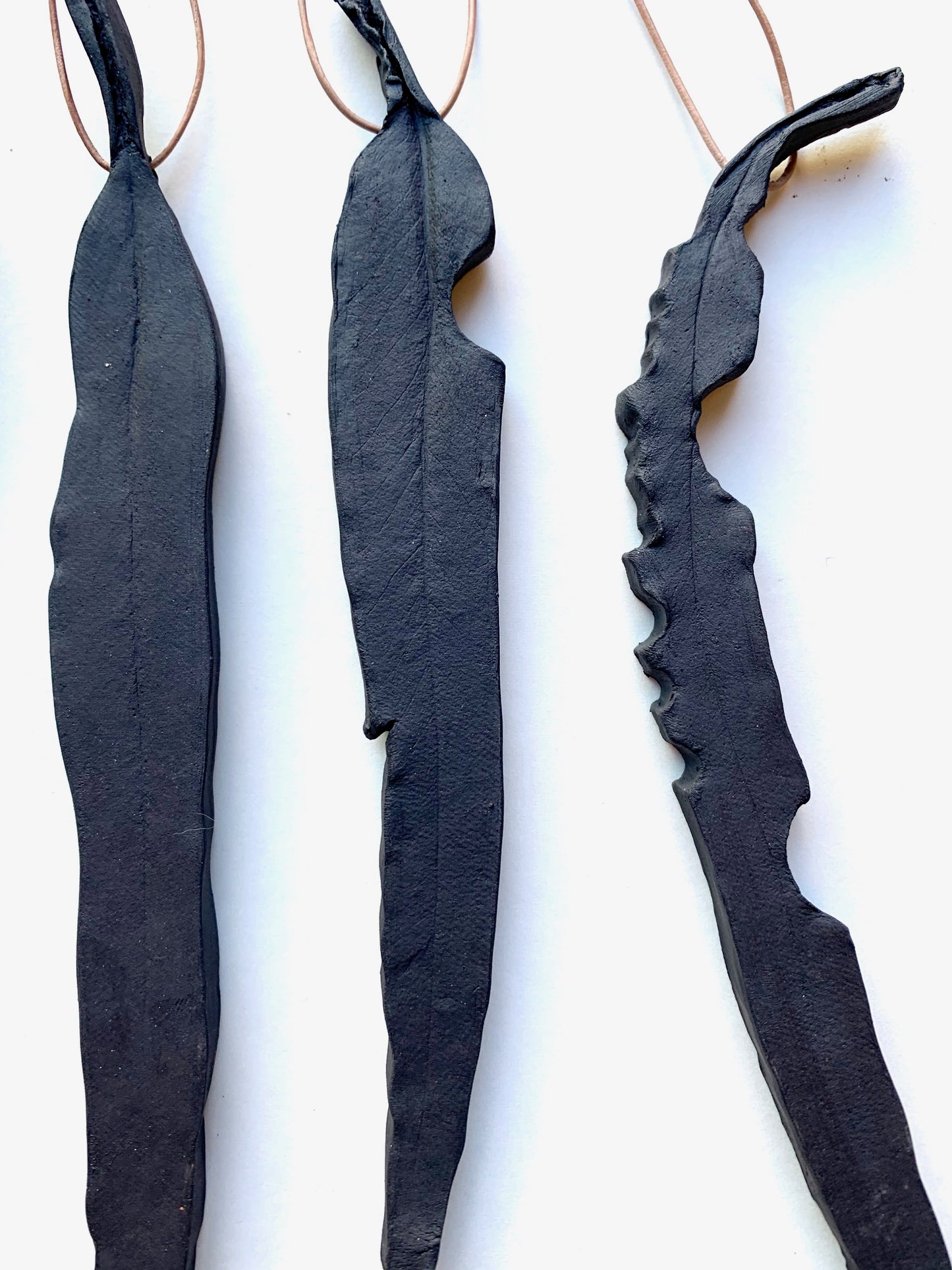 sold - black ‘clarity’ eucalyptus wall piece