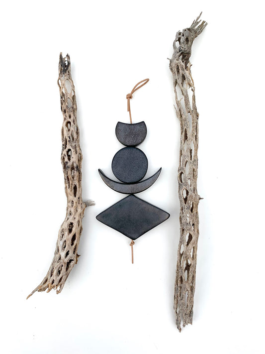 sold - one of a kind, 'untamed presence' desert inspired wall piece