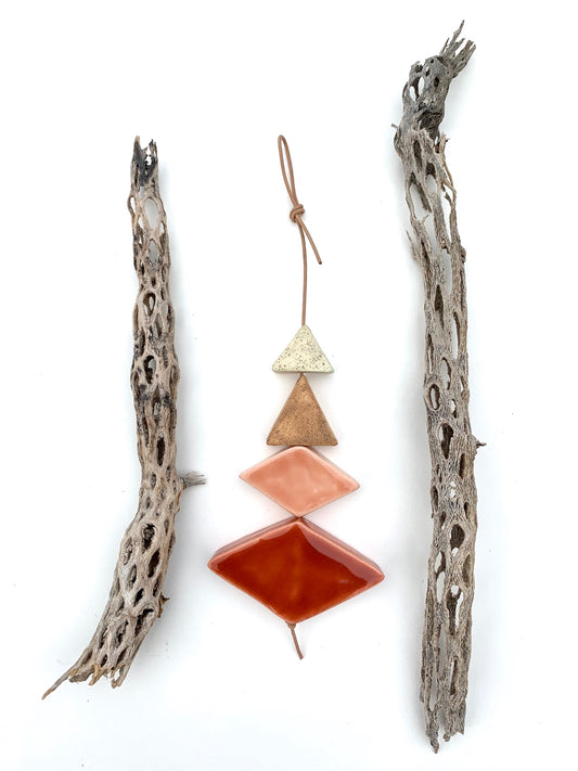 sold - one of a kind, 'untamed presence' desert inspired wall piece