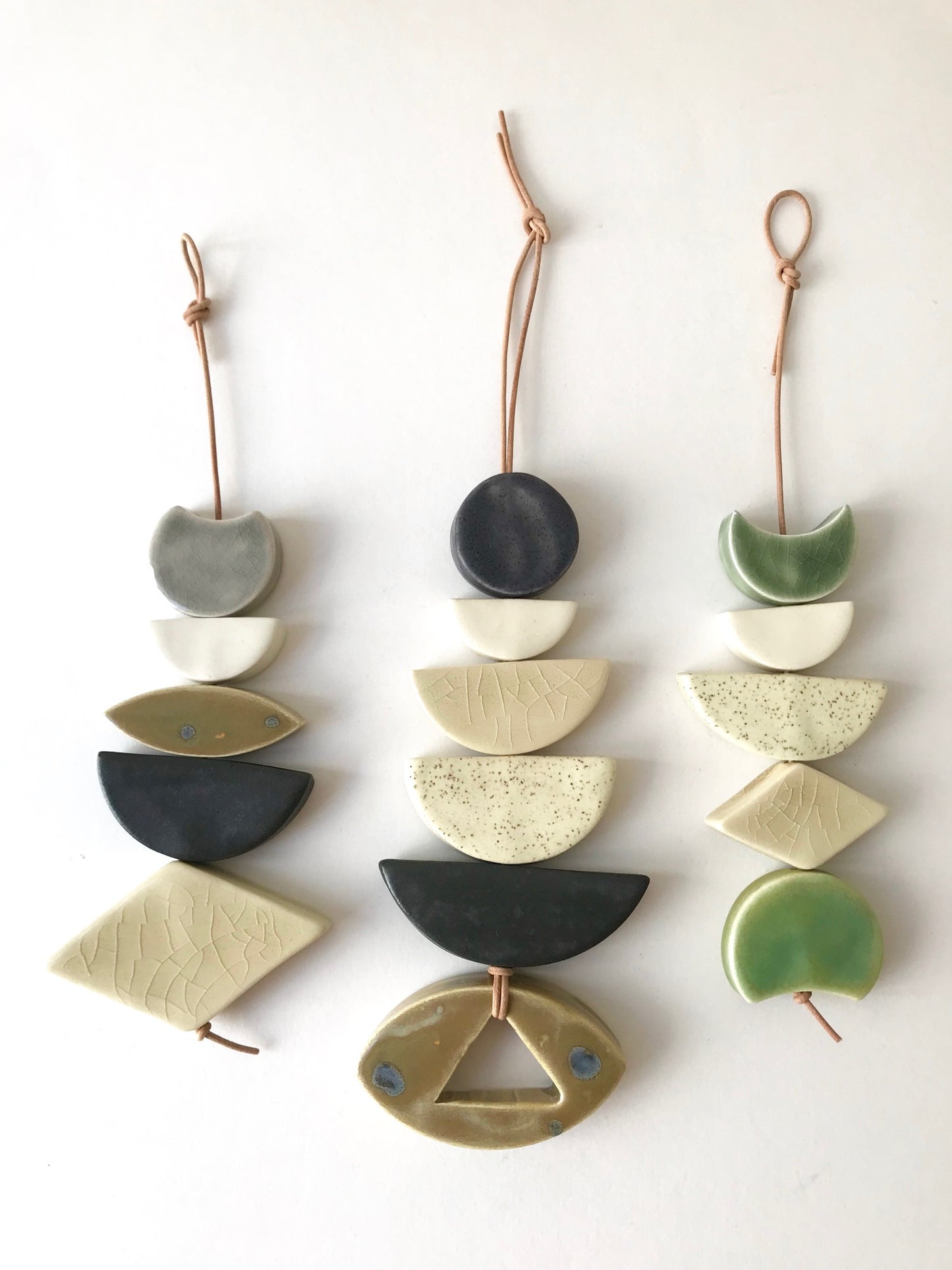 sold - one of a kind, desert rising ceramic wall piece