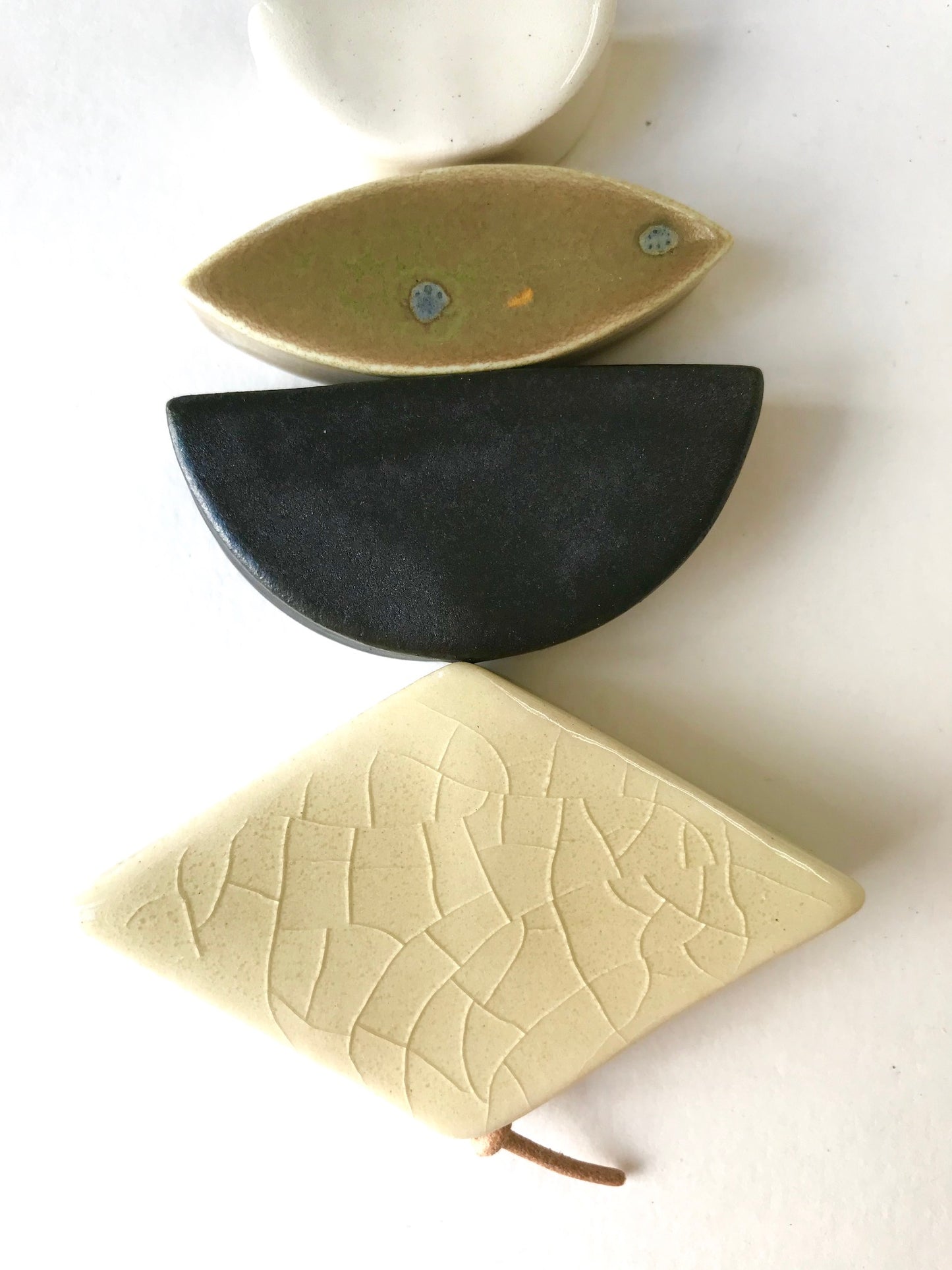 sold - one of a kind, desert rising ceramic wall piece