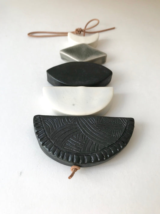 sold - one of a kind, desert rising ceramic wall piece