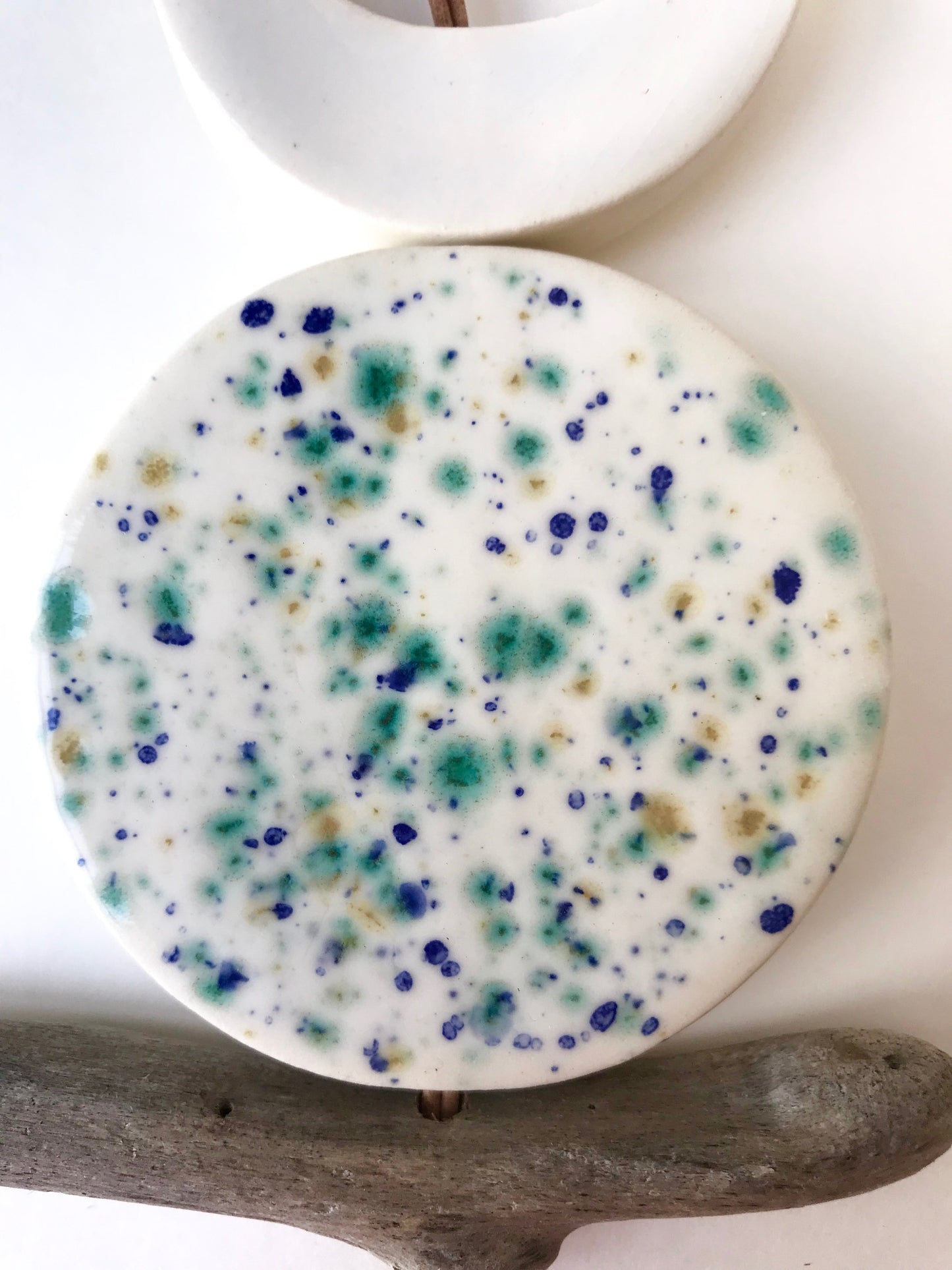 sold - 'infinite & ideal' moon meets ocean one of a kind wearable piece