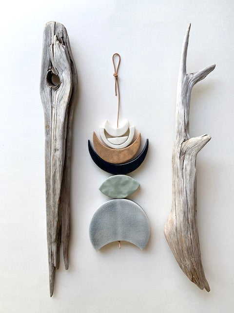 sold - one of a kind 'certain like the sea' wall piece