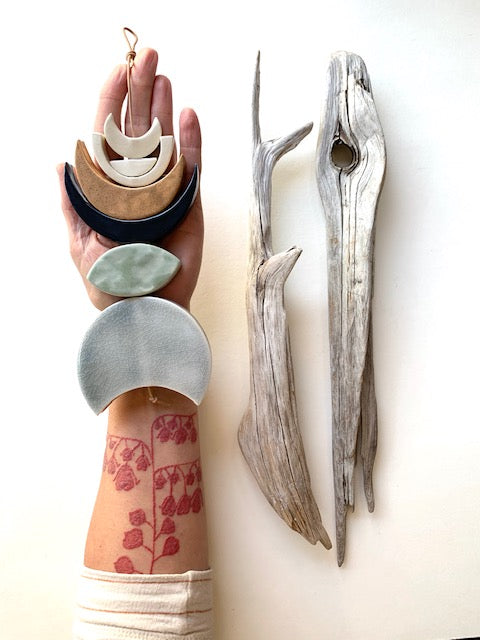 sold - one of a kind 'certain like the sea' wall piece