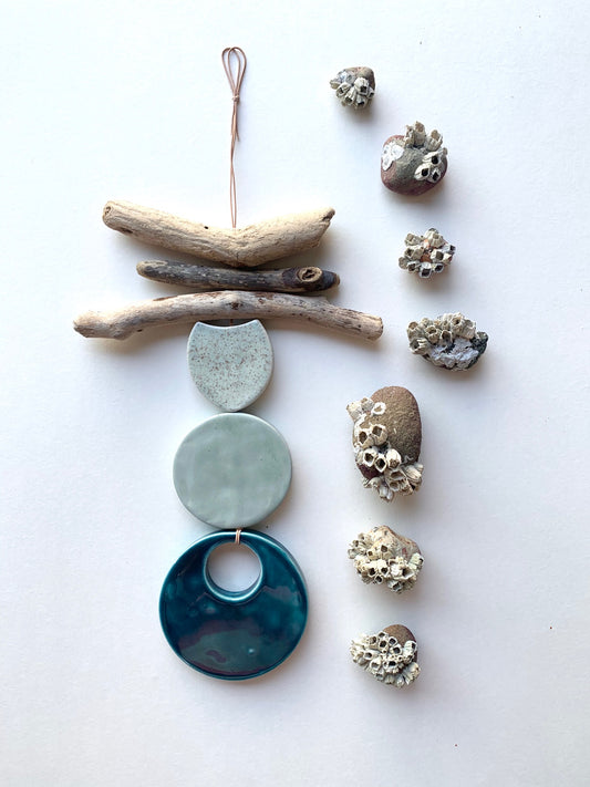 sold - one of a kind 'sea fever' wall piece