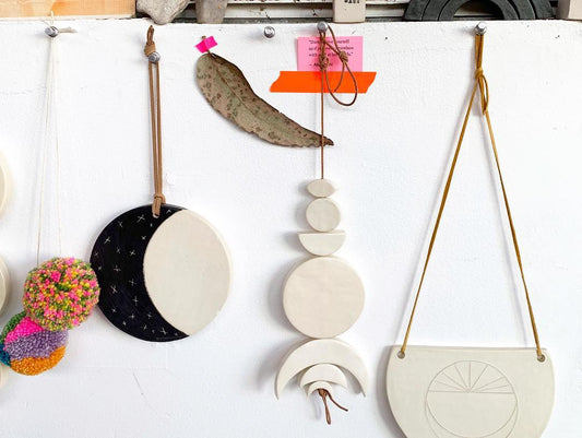 sold - one of a kind ‘moon dust’ hanging