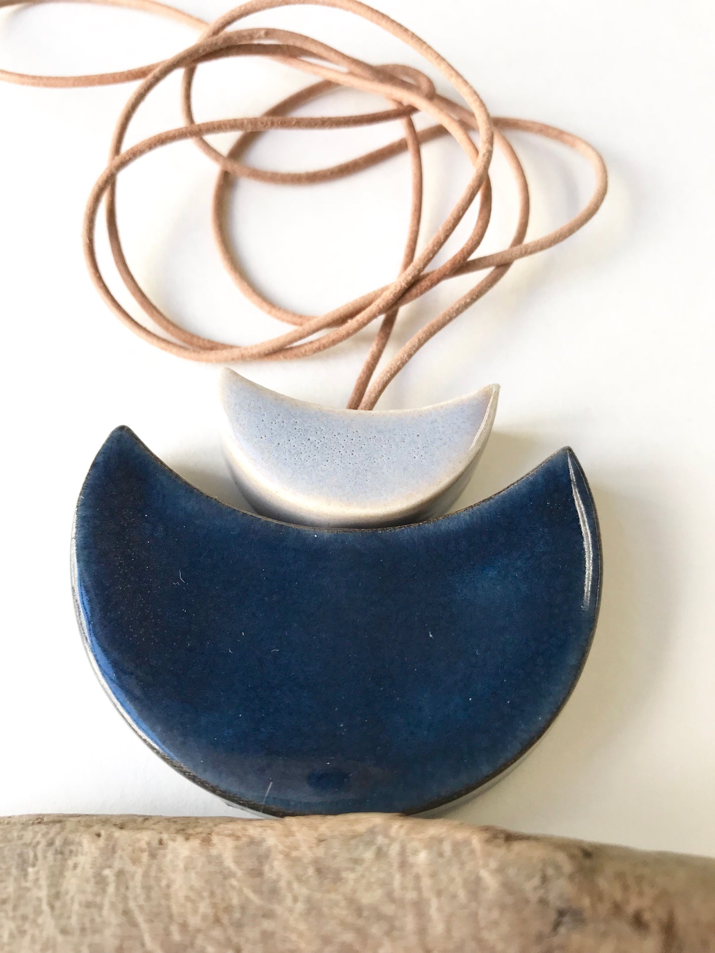 sold - 'infinite & ideal' moon meets ocean wearable piece