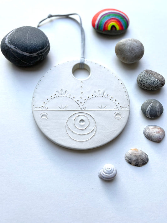 'footpath to peace' -  contemplation & peace one of a kind wall hanging plaque