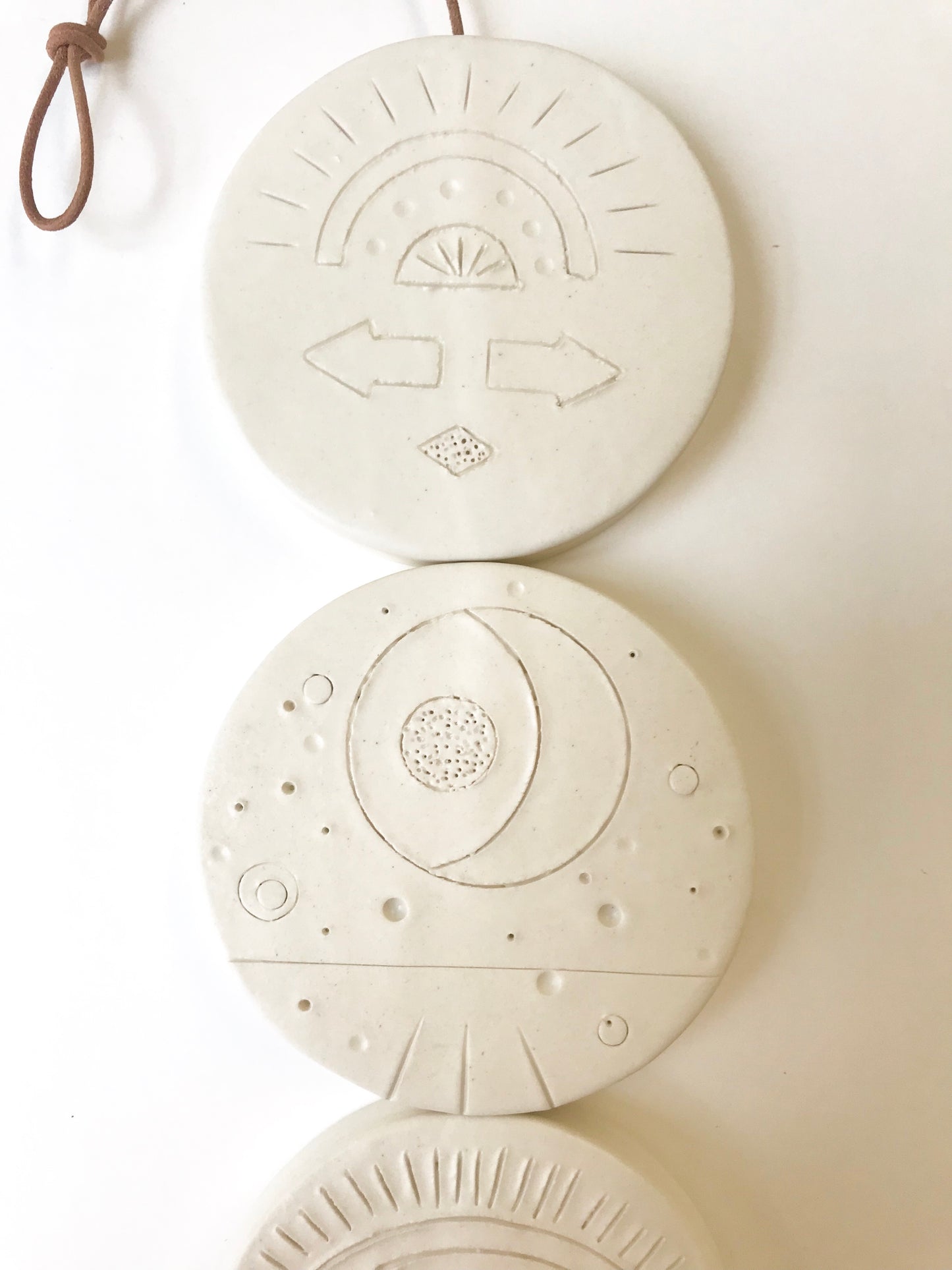 sold - one of a kind, 'darkness shall be the light' meditation wall piece