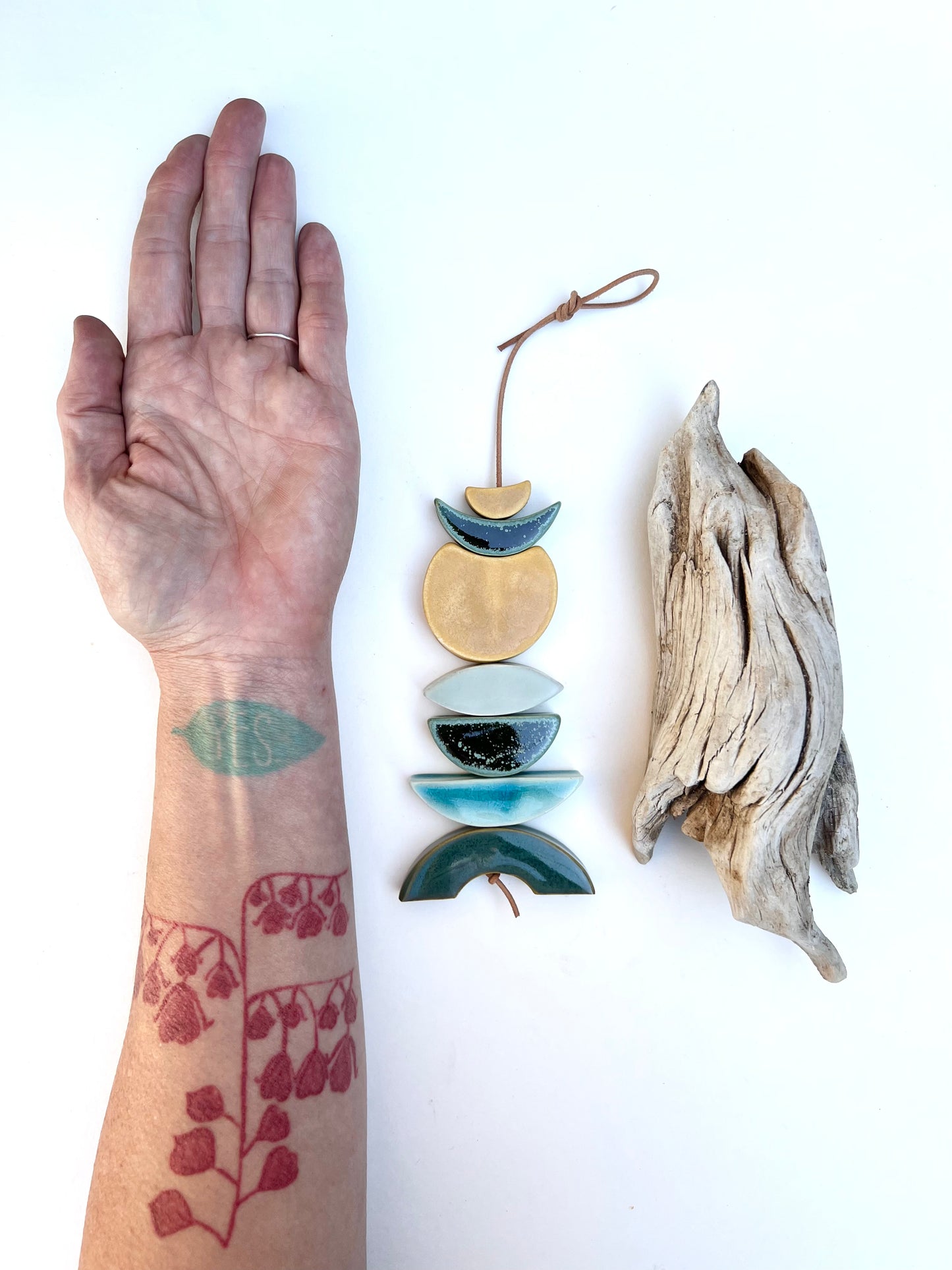 one of a kind 'solstice to solstice' ceramic piece - SOLD