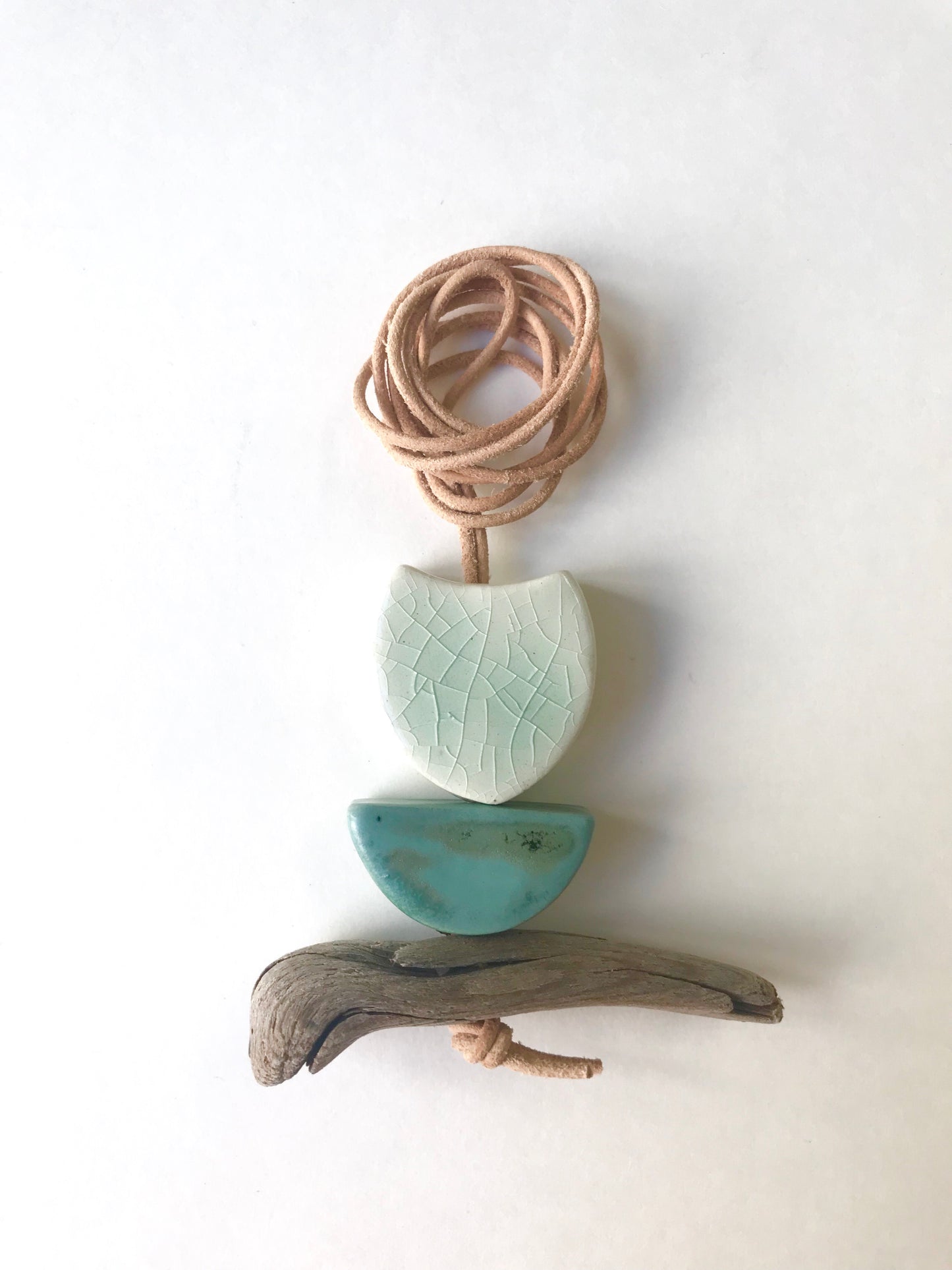 SOLD - 'infinite & ideal' moon meets ocean, one of a kind wearable piece