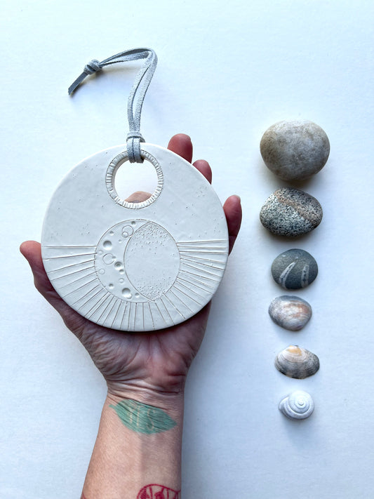 sold - 'footpath to peace' -  contemplation & peace one of a kind plaque