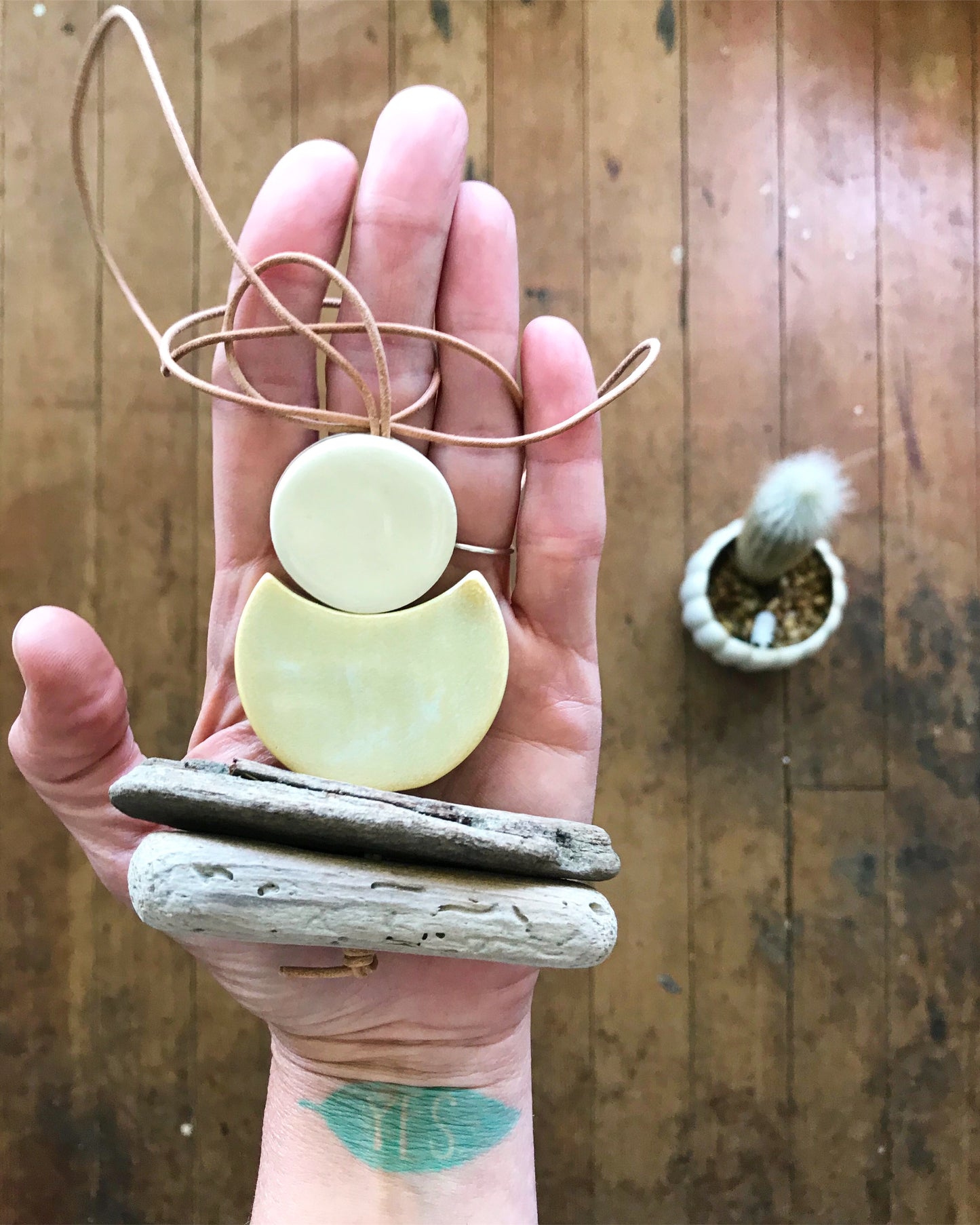 sold - 'infinite & ideal' moon meets, one of a kind piece