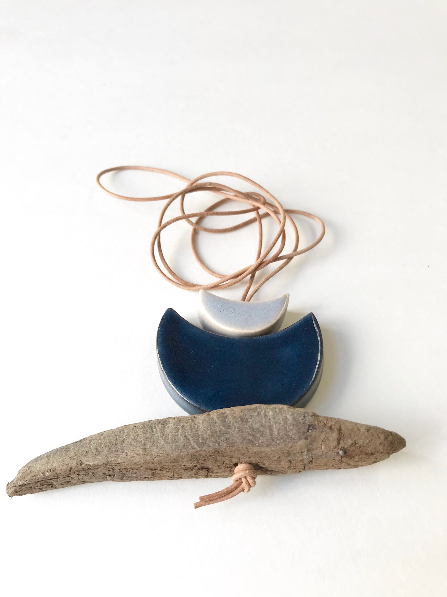 sold - 'infinite & ideal' moon meets ocean wearable piece