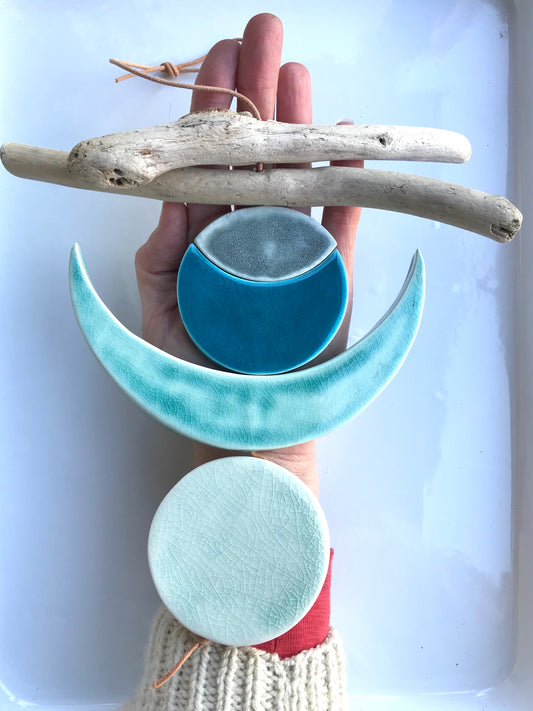 sold - one of a kind ‘de ma mère; la lune et la mer’ (iteration 2) procession of life