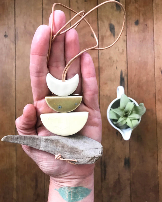 sold - 'infinite & ideal' moon meets ocean one of a kind piece