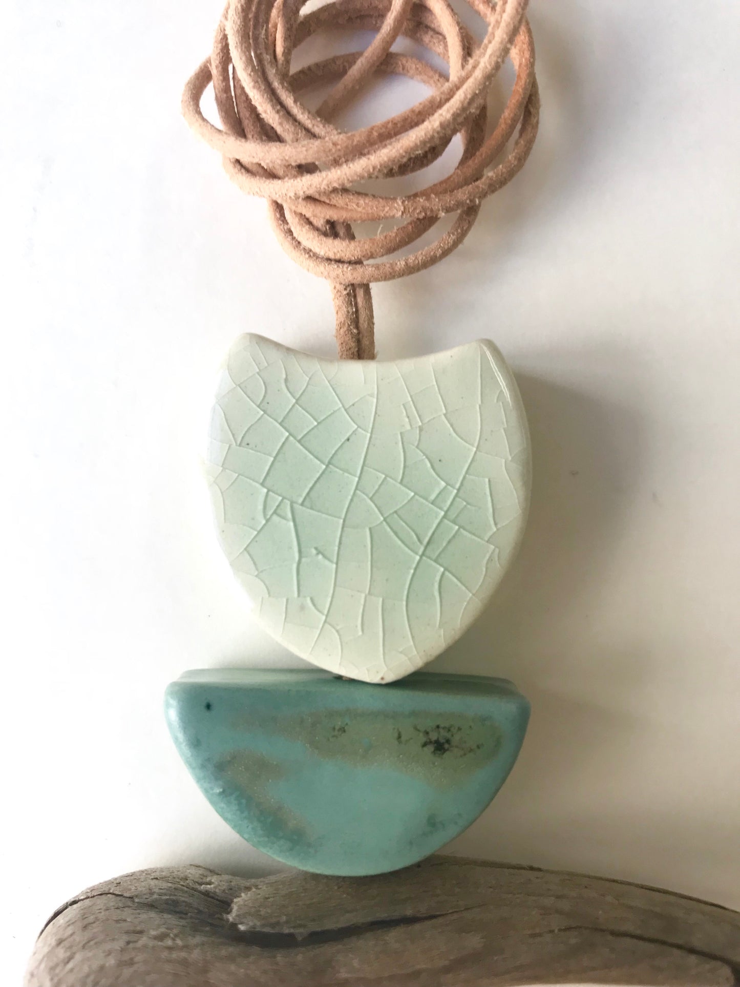 SOLD - 'infinite & ideal' moon meets ocean, one of a kind wearable piece